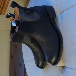 Cobb hill Hydro shield waterproof black winter leather Chelsea boots
